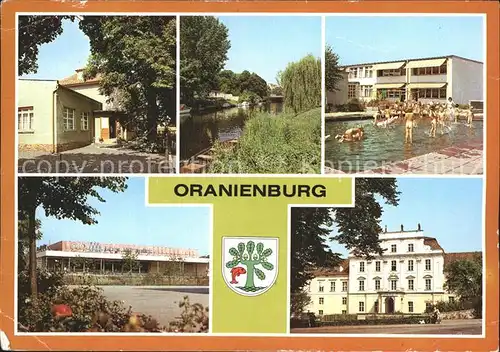 Oranienburg Schloss Partie an der Havel Kaufhalle  Kat. Oranienburg