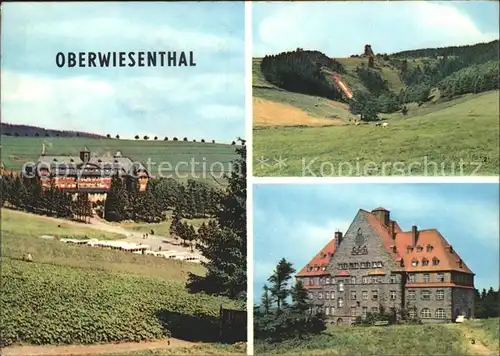 Oberwiesenthal Erzgebirge Ferienheim Aktivist Schanzen Hoehensanatorium Sachsenbaude Kat. Oberwiesenthal