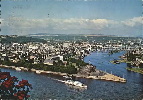 Koblenz Rhein Deutsches Eck Kat. Koblenz