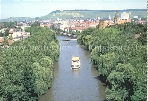 Heilbronn Neckar Neckarpartie Schiff Kat. Heilbronn