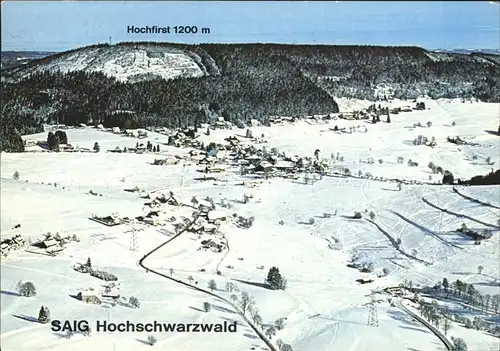 Saig Schwarzwald Hochfirst Kat. Lenzkirch