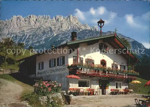 Ellmau Tirol Alpengasthof Wochenbrunn Kat. Ellmau