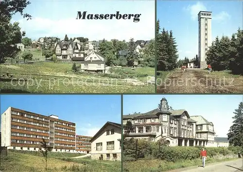 Masserberg Rennsteigwarte Hotel Kurhaus Kat. Masserberg