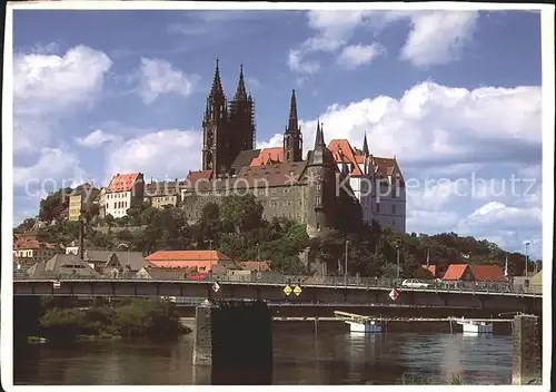 Meissen Elbe Sachsen Dom Albrechtsburg Kat. Meissen