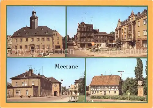 Meerane Ernst Thaelmann Platz Bahnhof Kat. Meerane