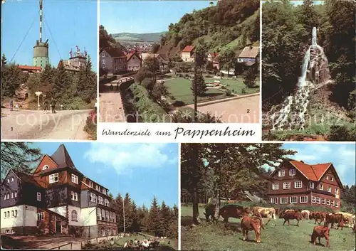 Pappenheim Thueringen Grosser Inselsberg Platz der DSF Spiessberghaus Kat. Floh Seligenthal