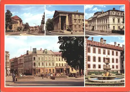 Meiningen Thueringen August Bebel Strasse Landestheater Platz der Republik Kat. Meiningen