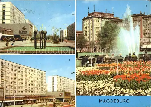 Magdeburg Wilhelm Pieck Allee Karl Marx Strasse  Kat. Magdeburg