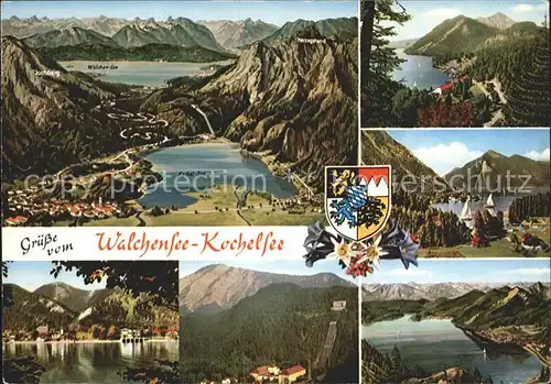 Walchensee Panorama See  Kat. Kochel a.See