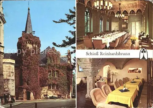 Reinhardsbrunn Schloss Ahnensaal Schlosskellerbar Kat. Friedrichroda