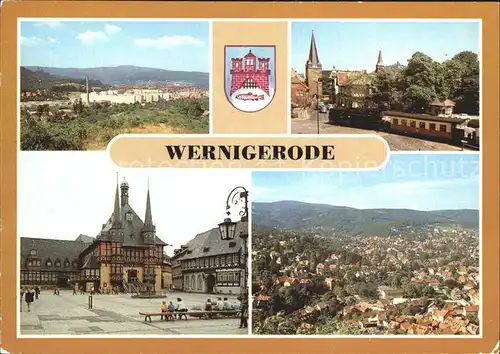 Werningerode Steinrode Harzquerbahn am Weserntor Rathaus Kat. Steinrode Leinefelde