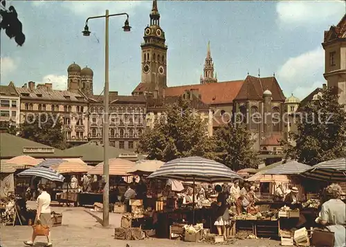 Muenchen Viktualienmarkt Alter Peter  Kat. Muenchen