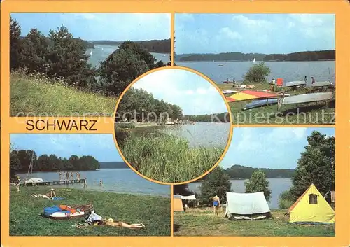 Schwarz Neustrelitz Campingplatz Zethner See  Kat. Schwarz Neustrelitz