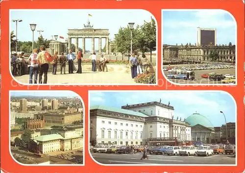 Berlin Brandenburger Tor Museum Stadtzentrum Oper  Kat. Berlin