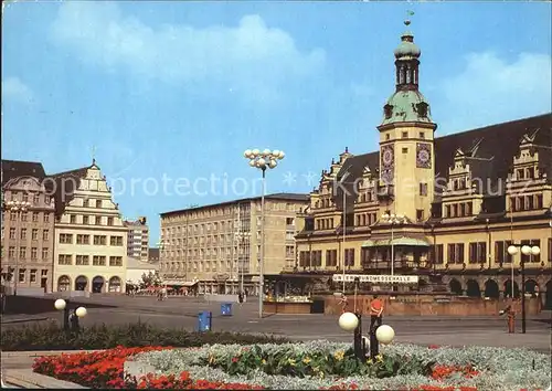 Leipzig Markt Altes Rathaus  Kat. Leipzig