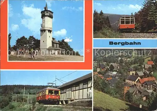 Cursdorf Bergbahn Froebelturm Oberweissbacher Bergbahn Oberweissbacher Bergbahn Kat. Cursdorf