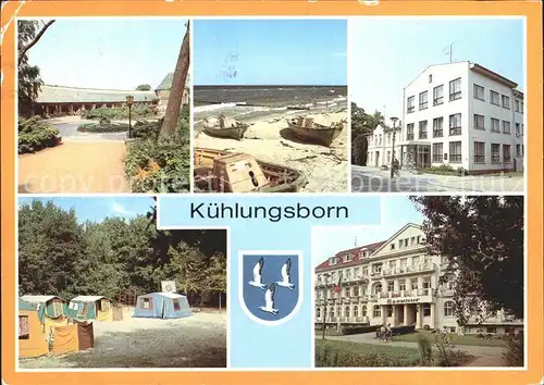 Kuehlungsborn Ostseebad Bootsliegeplatz Erholungsheim Friedriche Haehnel Zeltplatz Erholungsheim Georgi Dimitroff  Kat. Kuehlungsborn