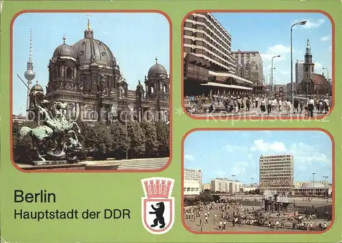 Berlin Karl Liebknecht Strasse Alexanderplatz  Kat. Berlin