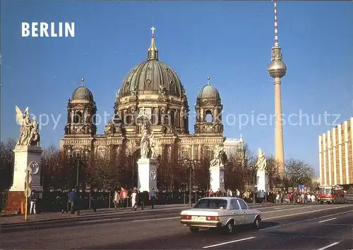 Berlin Dom Fernsehturm  Kat. Berlin