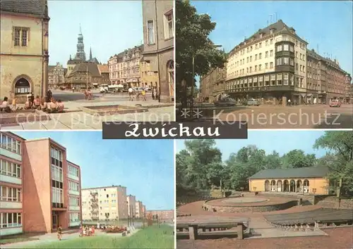 Zwickau Sachsen Markt Ringkaffee Eckersbach Kat. Zwickau