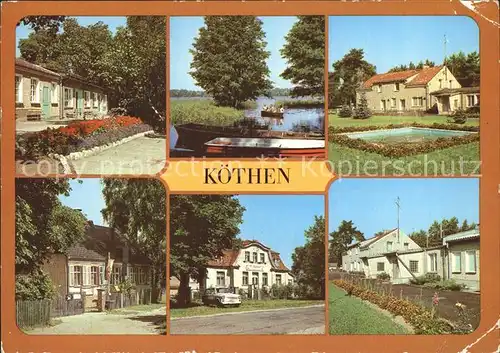 Koethen Anhalt Jugendherberge Koethener See Neukoethen Erholungsheim Hermann Walter  Kat. Coethen