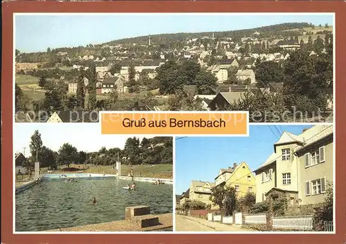 Bernsbach Freibad Thaelmannstrasse  Kat. Bernsbach