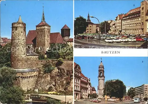 Bautzen Alte Wasserkunst Platz Rote Armee Reichenturm  Kat. Bautzen