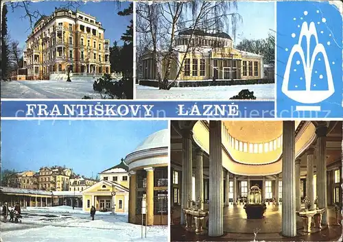 Frantiskovy Lazne Sanatorium Imperial Glauberovy prameny  Kat. Franzensbad