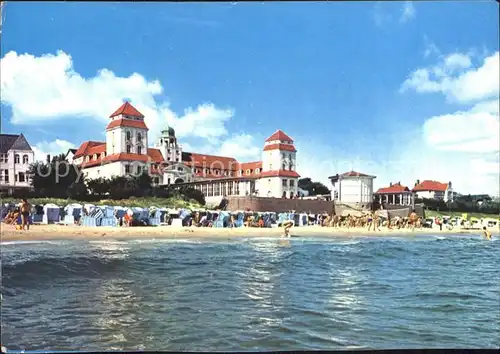 Binz Ruegen Strand Kurhaus  Kat. Binz