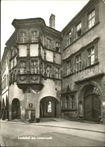 Goerlitz Sachsen Schoenhof Untermarkt  Kat. Goerlitz