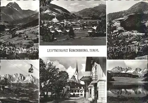 Kirchberg Tirol Seilbahn Kirche  Kat. Kirchberg in Tirol
