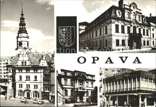 Opava Troppau Mestska vez zv. Hlaska Bluecheruv palac CSAV Kat. Opava