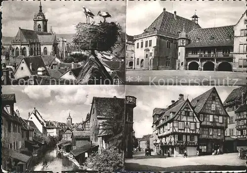 Colmar Haut Rhin Elsass Nid Cigognes Ancienne Douane Petite Venise Grand rue  Kat. Colmar