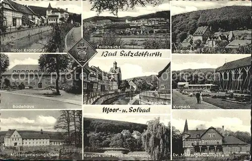 Bad Salzdetfurth Kurpark Hotel Kronprinz Muettergenesungsheim Haus Sonnenblick Kat. Bad Salzdetfurth