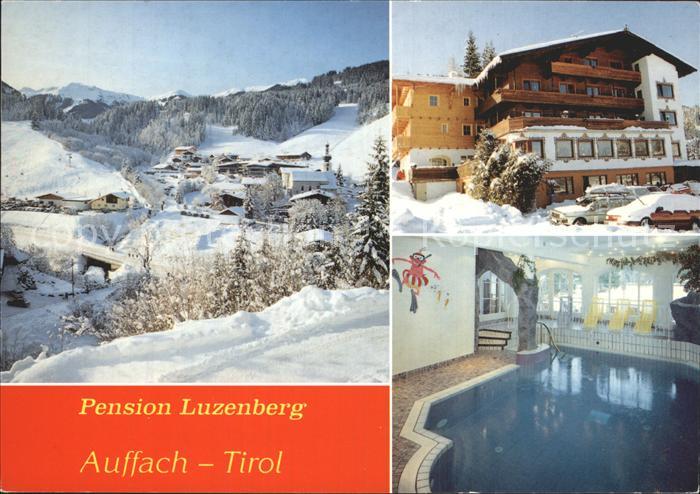 Auffach Pension Luzenberg Hallenbad Aussenansicht Kat