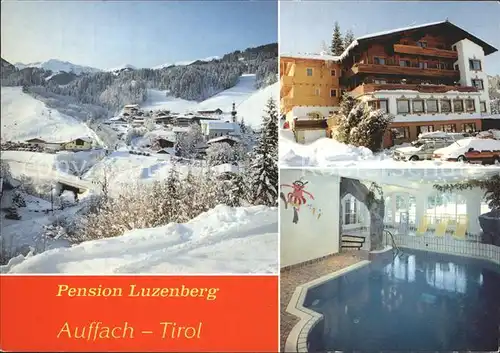 Auffach Pension Luzenberg Hallenbad Aussenansicht Kat. Wildschoenau