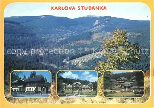 Karlova Studanka Panorama  Kat. Bad Karlsbrunn