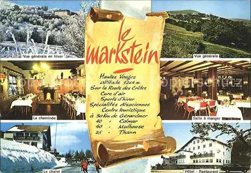 Le Markstein Hotel Restaurant Wolf Kat. Oderen