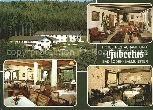 Bad Soden Salmuenster Hotel Restaurant Cafe Hubertus Kat. Bad Soden Salmuenster