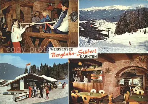 Weissensee Kaernten Bergbahn Stueberl  / Weissensee /Oberkaernten