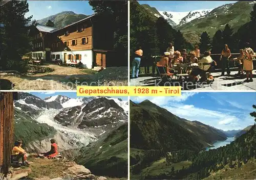 Gepatschhaus Talschluss Fluchtkogel Ehrichspitze Kat. Kaunertal