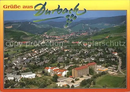 Durbach Fliegeraufnahme Staufenburg Klinik Kat. Durbach Schwarzwald