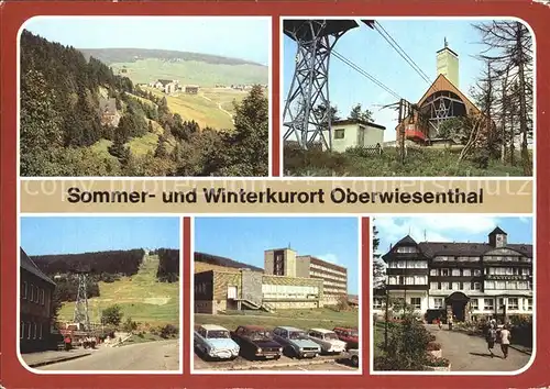 Oberwiesenthal Erzgebirge Jugentouristenhotel Am Zechengrund Fichtelberg Kat. Oberwiesenthal