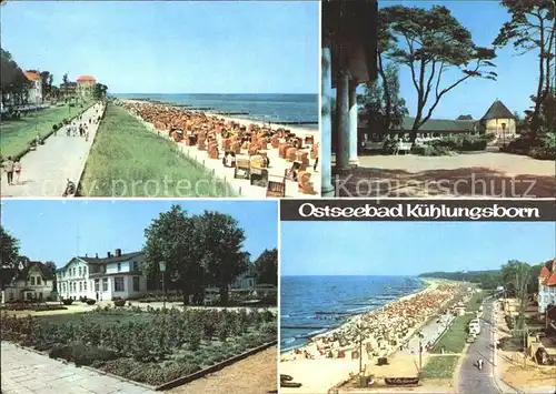 Kuehlungsborn Ostseebad Park Strand Promenade  Kat. Kuehlungsborn