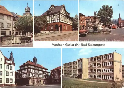 Vacha Geisa Markt Kindergrippe Vacha Markt Rathaus Kat. Vacha