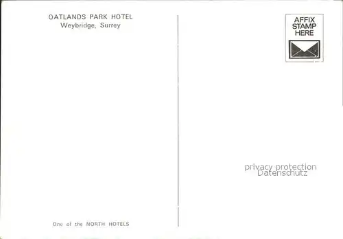 Weybridge Elmbridge Oatlands Park Hotel  Kat. Elmbridge