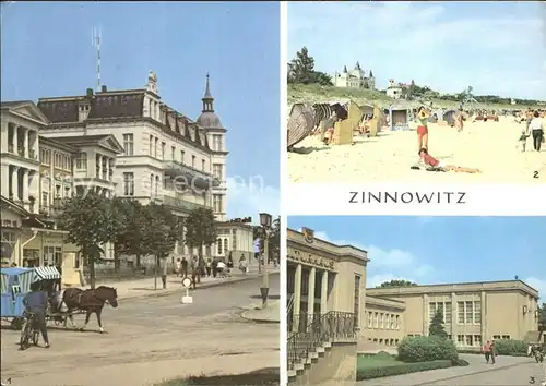 Zinnowitz Ostseebad Strand Promenade
