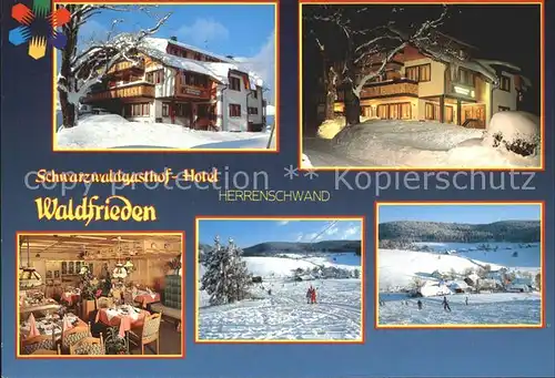 Herrenschwand Gasthof Waldfrieden Kat. Todtnau