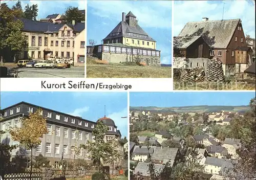 Seiffen Erzgebirge Erbgericht Buntes Haus  Kat. Kurort Seiffen Erzgebirge