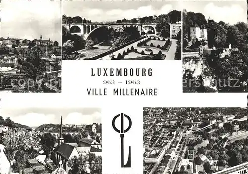 Luxembourg Luxemburg Stadtansicht Kat. Luxembourg